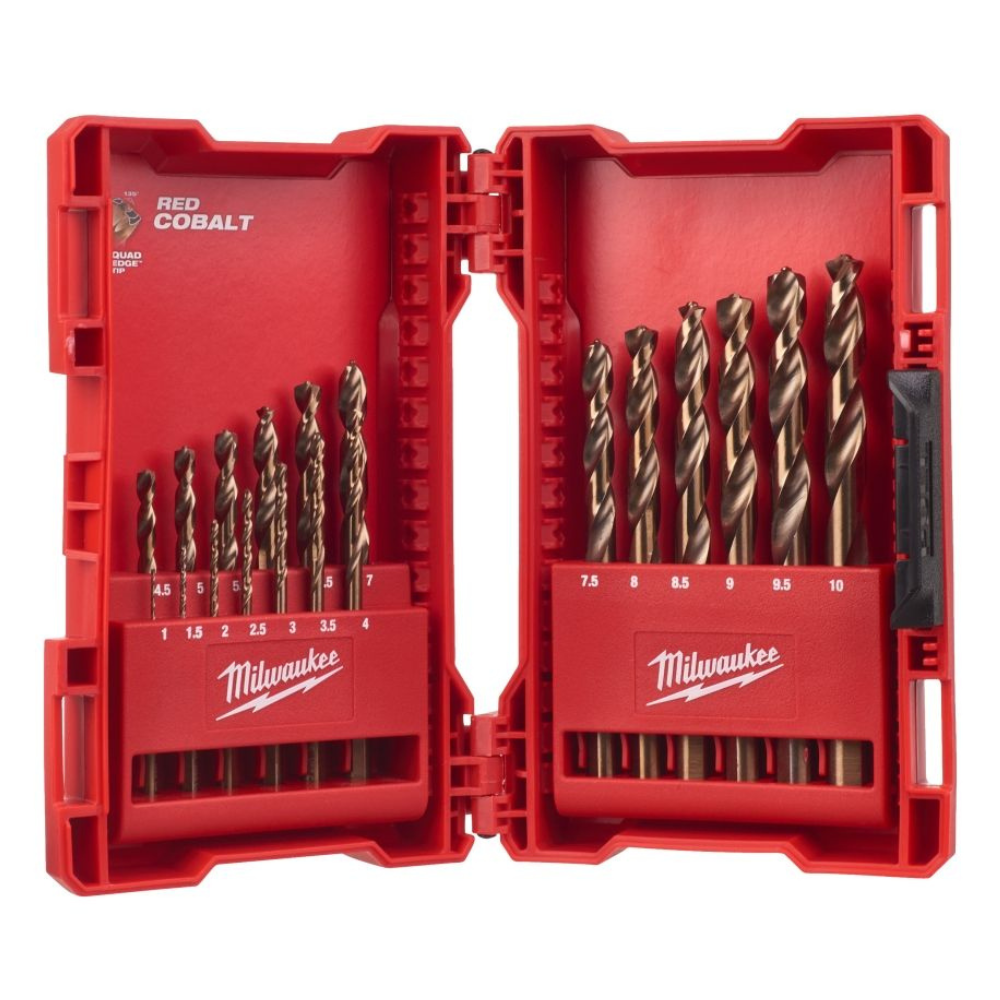 Milwaukee - Set burgija za metal, kobaltne, HSS-CO, 1-10 mm,19 kom - 4932352470