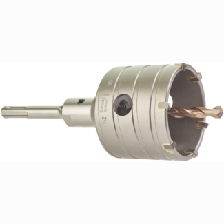 Milwaukee - SDS-Plus TCT kruna za beton + drška, pilot burgija, imbus ključ, 68 x 50/182 mm - 4932399296