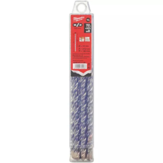 MILWAUKEE - Set od 10 burgija za beton M2, 2-rezna, SDS-Plus, 10 x 150/210 mm - 4932371709