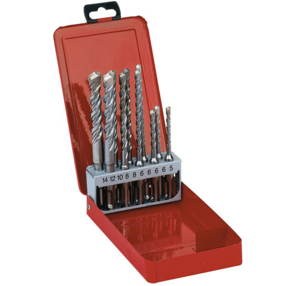 Milwaukee - Set burgija za beton, SDS Plus M2, 2-rezna, 5 - 14 mm - 4932352340