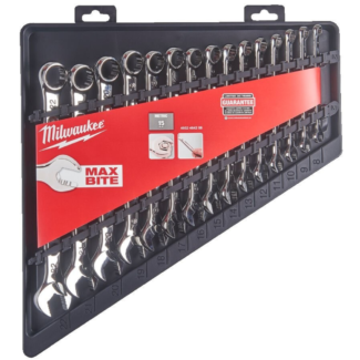 Milwaukee - Set kombinovanih ključeva, 8-22mm, “Max Bite”, 15 kom - 4932464258