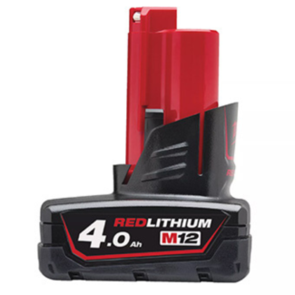 Milwaukee - Baterija M12™, Li-jonska 12 V, 4,0 Ah, M12 B4 - 4932430065