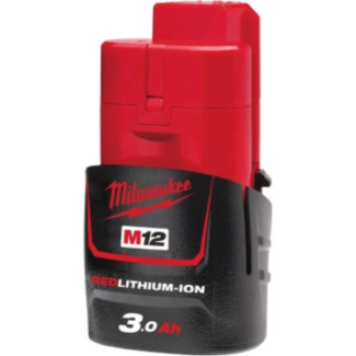 Milwaukee - Baterija M12™, Li-ion 12 V, 3,0 Ah, M12 B3 - 4932451388