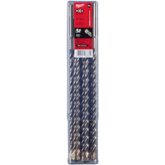 MILWAUKEE - Set burgija za beton MX4, 4-rezna, SDS-Plus, 16 x 200/260 mm, 10 kom - 4932471258