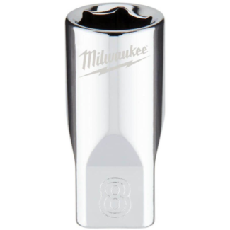 Milwaukee - Nasadni ključ, prihvat 1/4", kratka, metrička, 8 mm - 4932478316