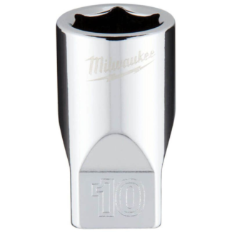 Milwaukee - Nasadni ključ, prihvat 1/4", kratka, metrička, 10 mm - 4932478318