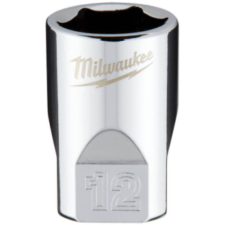 Milwaukee - Nasadni ključ, prihvat 1/4", kratka, metrička, 12 mm - 4932478320
