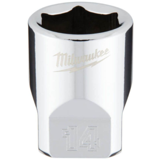 Milwaukee - Nasadni ključ, prihvat 1/4", kratka, metrička, 14 mm - 4932478322