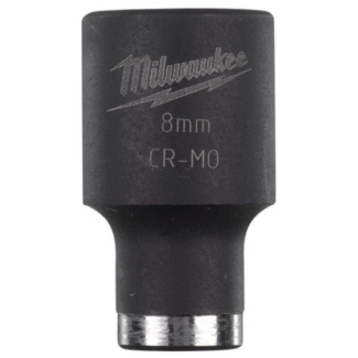 Milwaukee - Udarna cev - utičnica, prihvat 3/8, kratka, 6 - tačaka, 8 mm, Shockwave - 4932478008