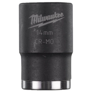 Milwaukee - Udarna cev - utičnica, prihvat 3/8, kratka, 6 - tačaka, 14 mm, Shockwave - 4932478013