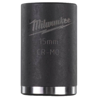 Milwaukee - Udarna cev - utičnica, prihvat 3/8, kratka, 6 - tačaka, 15 mm, Shockwave - 4932478014