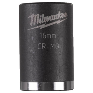 Milwaukee - Udarna cev - utičnica, prihvat 3/8, kratka, 6 - tačaka, 16 mm, Shockwave - 4932478015