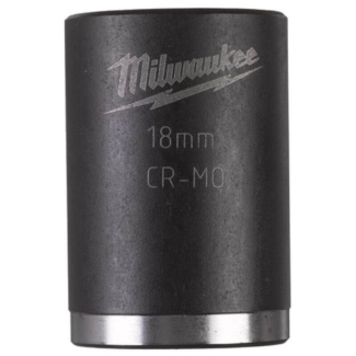 Milwaukee - Udarna cev - utičnica, prihvat 3/8, kratka, 6 - tačaka, 18 mm, Shockwave - 4932478017