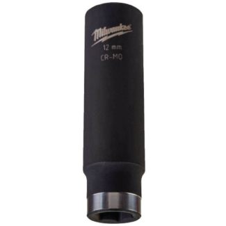 Milwaukee - Udarna cev - utičnica, prihvat 3/8, duga, šestougao, 12 mm, Shockwave - 4932478024
