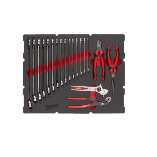 Milwaukee Set kombinovanih ključeva i klešta za Packout fioke, 8 - 22 mm, 19 kom, 4932480715
