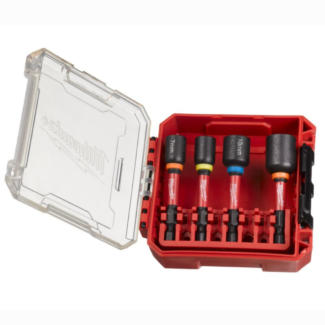 Milwaukee - Set Magnetnih udarnih nasadnih ključeva, 6 tačaka, 7-13 mm, Gen II, 4 kom - 4932492445