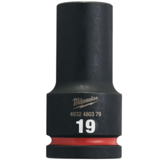 Milwaukee - Udarni nasadni ključ 3/4", 6 tačaka, duga, metrička, 19 mm - 4932480379