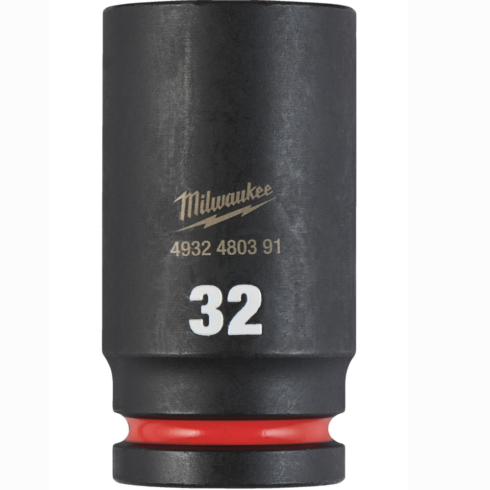 Milwaukee - Udarni nasadni ključ 3/4", 6 tačaka, duga, metrička, 32 mm - 4932480391