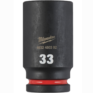 Milwaukee - Udarni nasadni ključ 3/4", 6 tačaka, duga, metrička, 33 mm - 4932480392