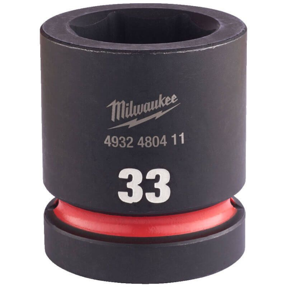 Milwaukee - Udarni nasadni ključ 1" ,6 tačaka, kratka, metrička, 33 mm - 4932480411
