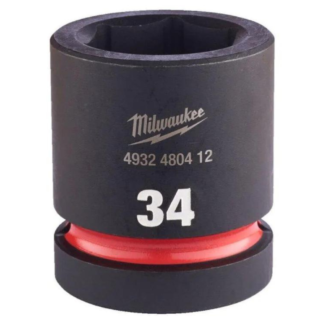 Milwaukee - Udarni nasadni ključ 1" ,6 tačaka, kratka, metrička, 34 mm - 4932480412