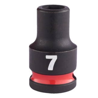 Milwaukee - Udarni nasadni ključ 3/8" 6 tačaka, kratka, metrička, 7 mm - 4932480264