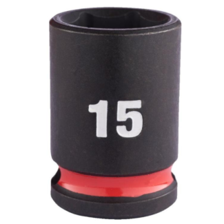 Milwaukee - Udarni nasadni ključ 3/8" 6 tačaka, kratka, metrička, 15 mm - 4932480272