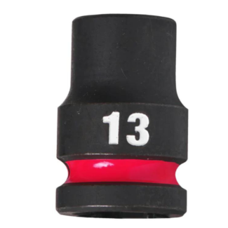 Milwaukee - Udarni nasadni ključ 1/2", 6 tačaka, kratka, metrička, 13 mm - 4932480307