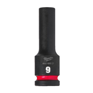 Milwaukee - Udarni nasadni ključ 1/2", 6 tačaka, duga, metrička, 9 mm - 4932480327