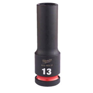 Milwaukee - Udarni nasadni ključ 1/2", 6 tačaka, duga, metrička, 13 mm - 4932480331