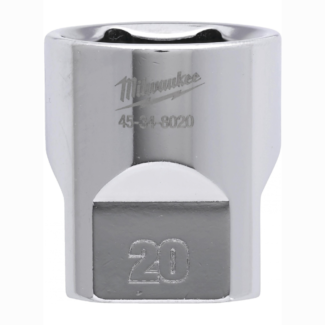 Milwaukee - Nasadni ključ sa 6 tačaka, kratka, metrička, 20 mm - 4932479996