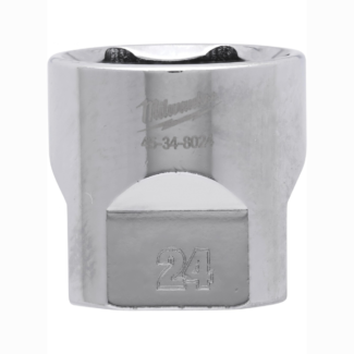 Milwaukee - Nasadni ključ sa 6 tačaka, kratka, metrička, 24 mm - 4932480000
