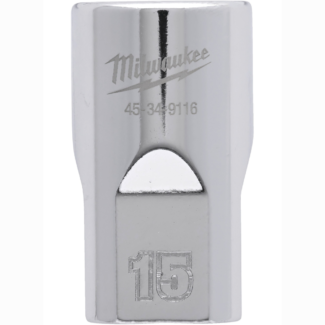 Milwaukee - Nasadni ključ sa 6 tačaka, kratka, metrička, 15 mm - 4932480013