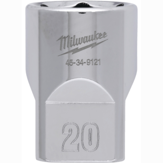 Milwaukee - Nasadni ključ sa 6 tačaka, kratka, metrička, 20 mm - 4932480018