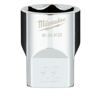 Milwaukee - Nasadni ključ sa 6 tačaka, kratka, metrička, 22 mm - 4932480020