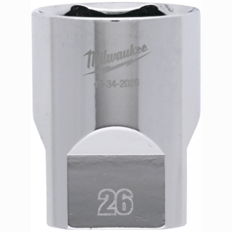 Milwaukee - Nasadni ključ sa 6 tačaka, kratka, metrička, 26 mm - 4932480024