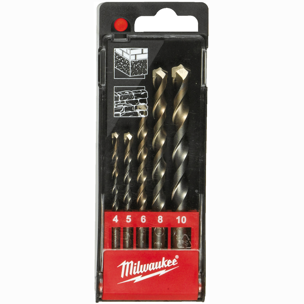 Milwaukee - Set burgija za beton, 4 - 10 mm, 5 kom - 4932480157