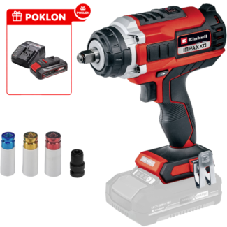 Einhell - Akumulatorski udarni odvijač sa priborom, Impaxxo 18/400, Solo, bez baterije i punjača - 4510070+ poklon 3810000033