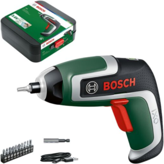 Bosch Akumulatorski odvrtač IXO 7 sa setom bitova 10 kom, 06039E0020