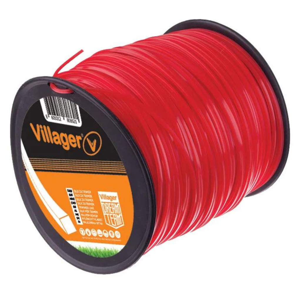 Villager - Silk za trimer2.4mm x 1560m (20LB) četvrtasta nit - 048171