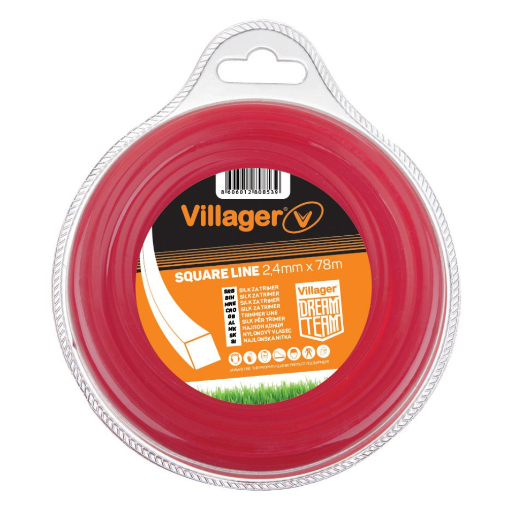 Villager - Silk za trimer 2.7mm x 62m (1LB) četvrtasta nit - 048168