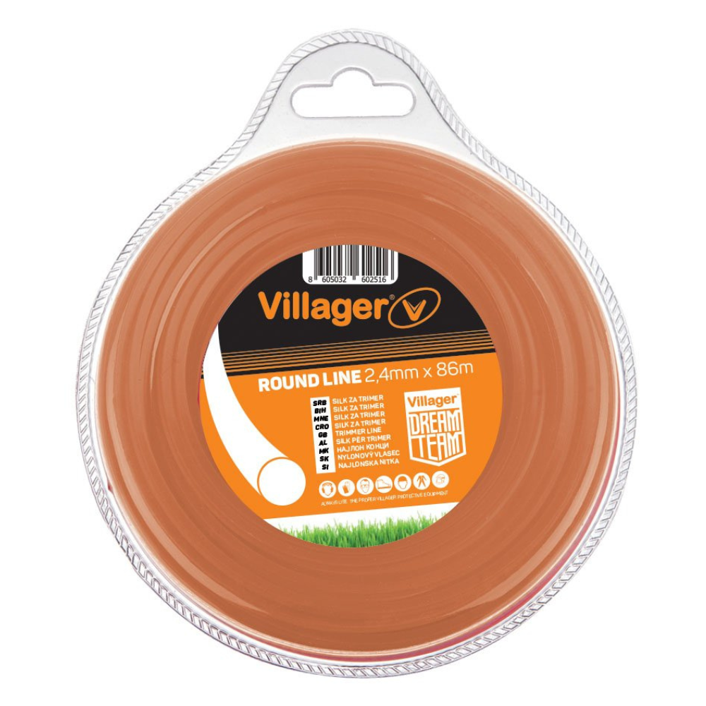 Villager - Silk za trimer okrugla najlonska nit 1 LB 68m x 2.7mm prečnik - 038156