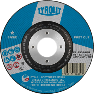 Tylorit - Brusna ploča 115x6 2u1 Basic - 34468716