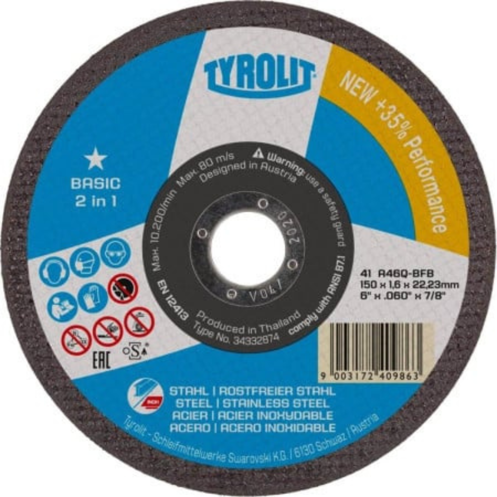 Tyrolit - Rezna ploča 230x1,9 2u1 Basic - 34332876