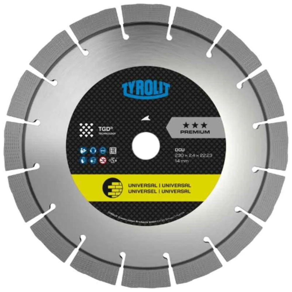 Tyrolit - Dijamantska rezna ploča univerzalna 350x3,2/2,4x25,4 - 34462049