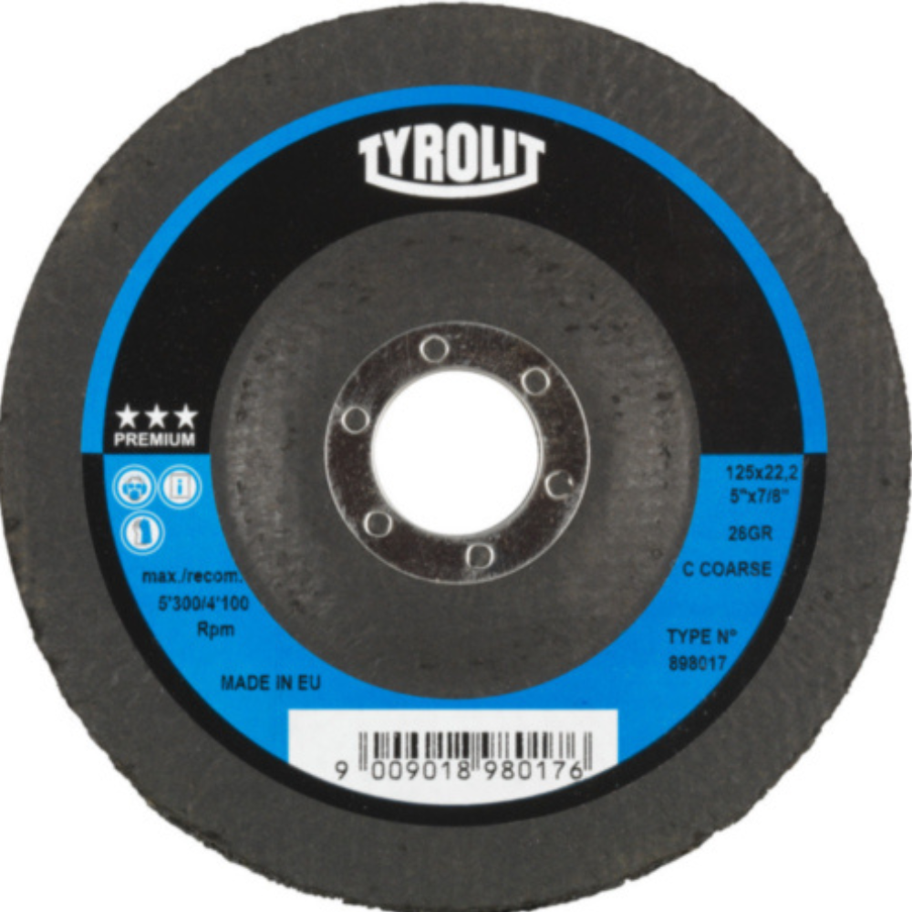 Tyrolit - Brusni disk za grubo čišćenje 178x22,2 - 898018