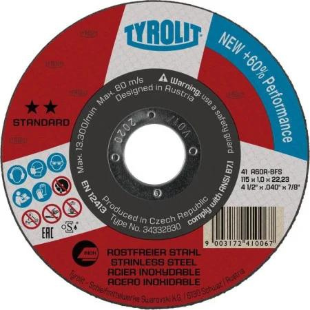 Tyrolit - Rezna ploča 115x1 Standard - 34332830