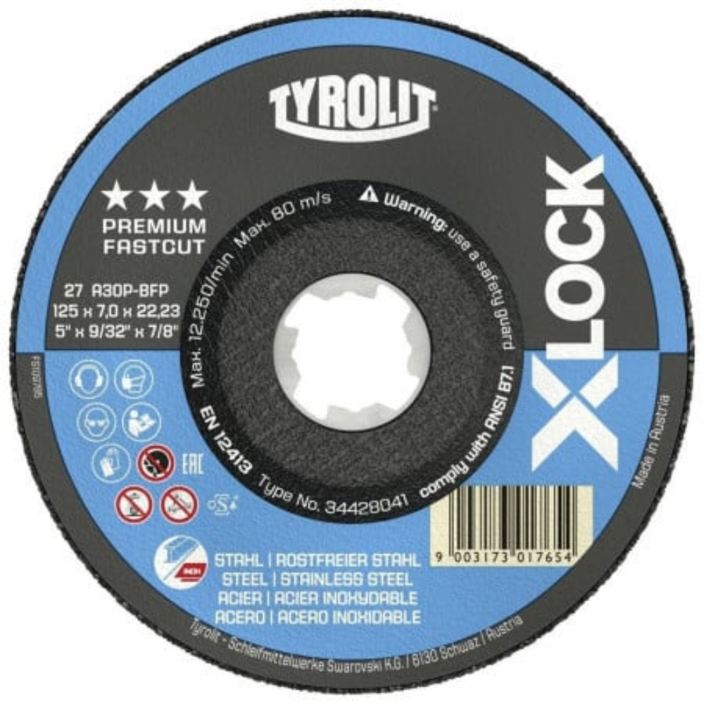 Tyrolit - Brusna ploča 125x7 X-Lock - 34428041