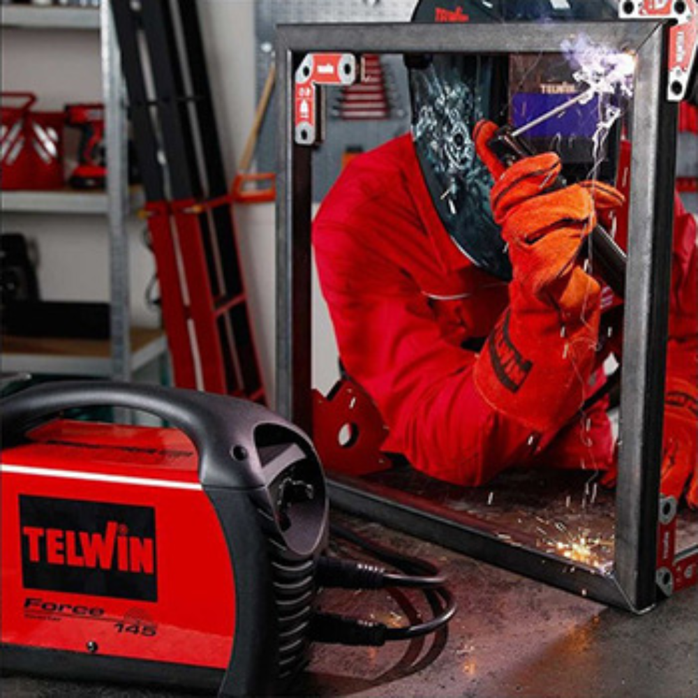Telwin - Inverter aparat za zavarivanje MMA Force 145 230V ACX + maska za zavarivanje Tiger - 815862