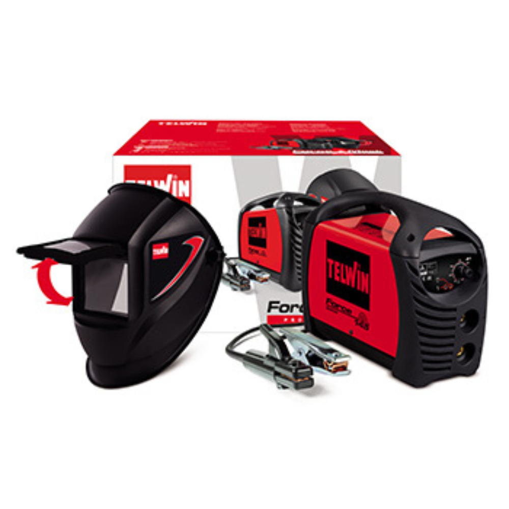 Telwin - Inverter aparat za zavarivanje MMA Force 145 230V ACX + maska za zavarivanje Tiger - 815862
